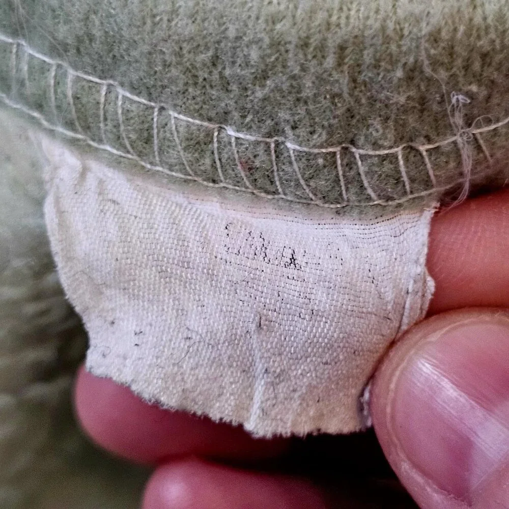 VTG Novatex? Green Baby Blanket Soccer Dog Teddy Bear Kids Mink Fleece‎ 41x56
